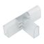 Соединитель контактный Т-образный UTC-K-32/N21 CLEAR 010 POLYBAG для светодиодных лент ULS-N21 NEON 220В, 8x16мм 2 контакта Цвет прозрачный 10 штук в пакете UL-00004461 Uniel