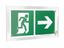 Знак безопасности PT-12228.E35"Напр. к эвакуационному выходу направо" Белый свет a20908 BS
