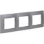 Рамка 3-местная алюминий ETIKA - 672553 Legrand