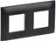 Рамка 2-м SKANDY SK-F02Bl черн. IEK SK-M22-K02