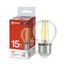Лампа светодиодная филаментная LED-ШАР-deco шар прозрачная 15Вт 230В E27 4000К 1435лм IN HOME 4690612055985