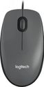 Мышь проводная M90, 1000 dpi, USB-A, темно-серый - 7000005358 LOGITECH