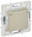 Розетка 1-м SKANDY 16А IP44 с заземл. защ. шторки крышкой SK-R11B беж. IEK SK-R16-16-44-K10