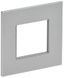 Рамка 1-м SKANDY SK-F31S металл серебр. IEK SK-M12-M-K23