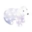 Гирлянда светодиодная "Белый медведь-4" ULD-M3125-040/STA WHITE IP20 BEAR-4 40LED 31х15х25см бел. Uniel 11037
