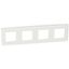 Рамка 4х2мод. Mosaic New горизонт. бел. Leg 078808 Legrand