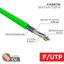 Кабель витая пара F/UTP, CAT 5e, нг(А)-LSLTx, 4х2х0,52мм, 24AWG, INDOOR, SOLID, зеленый, 305м | 01-0161 REXANT MEET