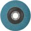 Круг лепестковый торцевой циркониевый плоский, 125 мм P 80 - 39974 РОС