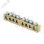 Шина нулевая с заземлением 63.08 латунь - sn0-63-08 EKF