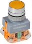 Кнопка D7-11T d=22мм 1з+1р с фиксацией желтая | BBT50-11T-3-21-K05-G GENERICA IEK