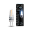 Лампа светодиодная LED 2 Вт 200 лм 4100К AC220-240В G4 капсула нейтральный силиконовая Black Gauss - 107707202