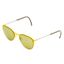 Желтые солнцезащитные очки из титана с оливковыми линзами. Модель 21 - TCSNUE51010004 ДКС