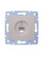 Розетка компьютерная 1-м СП KARINA IP20 RJ45 кат.6 механизм крем. LEZARD 707-0388-140