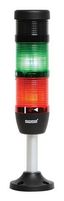 Колонна сигнальная 50мм зуммер 220В стробоскоп FLESH красн./зел. EMAS IK52F220ZM03
