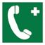 Знак безопасности PS-15164.EC06"Тел.связи с мед. пунктом (скорой помощью)" Белый свет a21944 BS