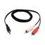 Кабель Стерео 3,5 мм - 2 RCA, длина 1,2 метра СМАРТКИП, 17-4202-8, REXANT MEET 17-4202-8