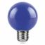 Лампа светодиодная для белт лайта LB-371 (3W) 230V E27 синий G60 | 25906 FERON