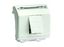 Компьютерная розетка RJ-45. кат.5Е (разъем АМР). слон.кость. 2мод. | 75642S DKC ДКС