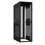Шкаф серверный 42U 800х1070 передняя дверь: без. задняя одностворчатая перфорированная IP20. боковые панели: перфорированные. цвет: черный RAL9005 - NS 8142.9032 SYSMATRIX