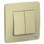 Переключатель проходной 2-кл. СП Blanca 10А IP20 (сх. 6+6) 250В беж. SE BLNVS106607 APC