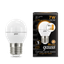 Лампа светодиодная LED 7 Вт 520 лм 3000К AC150-265В E27 шар P45 теплая шаговое диммирование выключателем Black Gauss - 105102107-S
