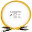 Шнур оптический duplex FC-FC 9/125 FOP(d)-9-FC-FC-1м см 1м LSZH Cabeus 7490c FOP(d)-9-FC-FC-1m
