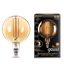 Лампа светодиодная филаментная LED 8 Вт 780 лм 2400К AC185-265В E27 шар G200 теплая золотистая колба Black Filament Gauss - 153802008