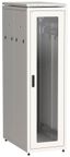 Шкаф напольный сетевой 19'' LINEA N 47U 800х1000мм стеклянная передняя дверь. задняя перфорированная серый - LN35-47U81-GP IEK