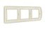 Рамка 3 поста Валери горизонтальная слоновая кость - Б-ВР003Г Союз