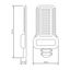 Миниатюра Светильник светодиодный консольный уличный Qplus 120W 14400lm 5000K 120-260V IP65 535*260*64мм черный КСС "Ш" LED 1/2 | 629535320 Gauss арт. 629535320 2