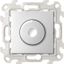 Светорегулятор поворотно-нажимной проходной 40-450Вт 230В цвета алюминий S24 Harmonie | 2410313-033 Simon