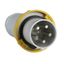 Вилка кабельная 125А 3PNT 100-130В винт. IP67 SchE 81389 APC