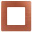 Рамка для розеток и выключателей серия 12 12-5101-14 на 1 пост, сатин, медь | Б0052507 ЭРА