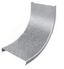 Крышка угла внутреннего плавного 90 град. к лотку 300, толщ. 0,7 мм, Сендзимир цинк, 023430 | КУВНТП90-300-0,7-R100-СЦ Ostec КУВНТп-300
