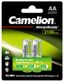 Аккумулятор AA/HR6 1.2В 2100мА.ч Ni-MH Always Ready NH-AA2100ARBP2 BL-2 металлик (уп.2шт) Camelion 7966