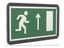 Знак безопасности PS-33186-Black.E11''Напр. к эвакуац. выходу прямо (прав.)'' - a32967 BS