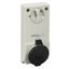 ПАНЕЛЬНАЯ РОЗЕТКА UNIKA Б/ЗАЩ 32A 3PE 480-500 IP44 | 82048 Schneider Electric