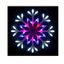 Гирлянда светодиодная "Снежинка" ULD-H4040-048/DTA MULTI IP20 SNOWFLAKE 48led 40х40см красный. синий. белый свет UNIEL UL-00001403