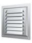 Решетка вентиляционная вытяжная стальная с оцинкованным покрытием 150х150 - 1515МЦ ЭРА 11102