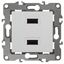 Устройство зарядное USB 12-4110-01 , 5В-2100мА, белый (6/60/1440) |Б0027491 | ЭРА