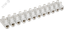 Колодка клеммная 2.5х10кв.мм 12 пар NTB-UPP-S12-10/WH полипропилен бел. (уп.10шт) NAVIGATOR 71328 19279