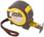 Рулетка прорезиненный корпус, двойной стопор ''Техно'' 5 м x 25 мм - 17266 РОС