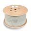 Кабель витая пара SF/UTP кат.5E 4х2х24AWG patch PVC нг(А)-LS SFTP-4P-Cat.5e-PATCH-GY сер. (уп.305м) Cabeus 7260c