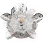 Светильник декоративный встраиваемый DLS-F127 G4 CHROME/CLEAR "Fiore" без лампы основание металл цвет хром прозр. кристалл отделка метал. элементами Fametto UL-00000352