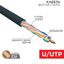 Кабель витая пара U/UTP, CAT 6, PE, 4PR, 23AWG, OUTDOOR, SOLID, черный, 305м REXANT | 01-0058 MEET