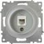Механизм розетки телеф. 1-м СП Florence 1xRJ11 сер. 1E20601302 OneKeyElectro 2172838 ССТ
