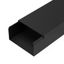 Кабель-канал черный 2-й замок в п/э 80х40 мм (12 м/уп) Промрукав | PR03.0219 Строитель
