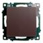 Выключатель одноклавишный (механизм), 250В, 10А, серия Катрин, шоколад, Stekker - GLS10-7103-04 FERON 49020