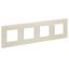 Рамка 4-м SKANDY SK-F24B стекло беж. IEK SK-M42-G-K10