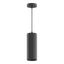 Светильник светодиодный подвесной ДПО 12 Вт 920 Лм 4100К цилиндр черный IP20 LED 79х200 мм 170-240 В Overhead Gauss - HD034